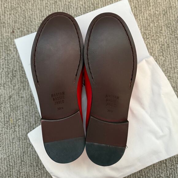 Maryam Nassir Zadeh – Alan Loafer Poppy Red - Size 39.5 NIB Hard to Find - Picture 7 of 7